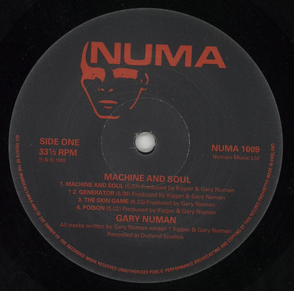 Gary Numan Machine & Soul - Opened shrink UK vinyl LP album (LP record) NUMLPMA849550