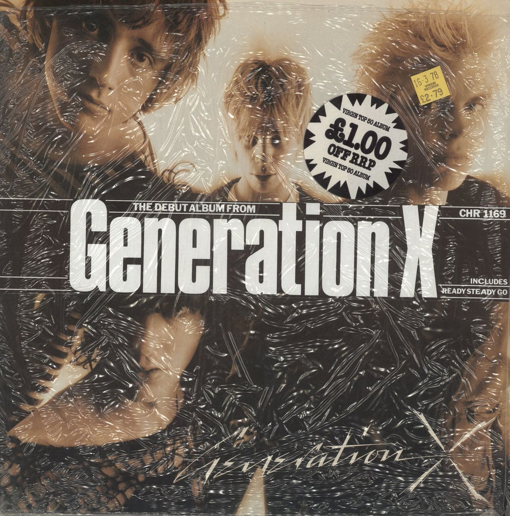 Generation X Generation X + Bellyband UK vinyl LP album (LP record) CHR1169
