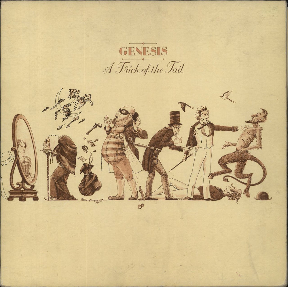 Genesis A Trick Of The Tail - 2nd - EX UK vinyl LP album (LP record) CDS4001