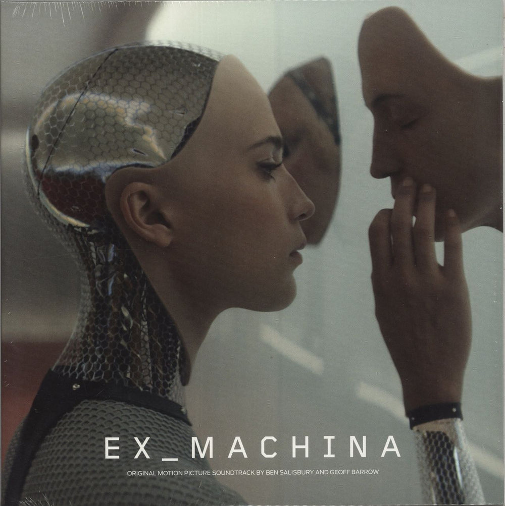 Geoff Barrow Ex_Machina (Original Motion Picture Soundtrack) - Green with White splatter UK 2-LP vinyl record set (Double LP Album) INV144LP