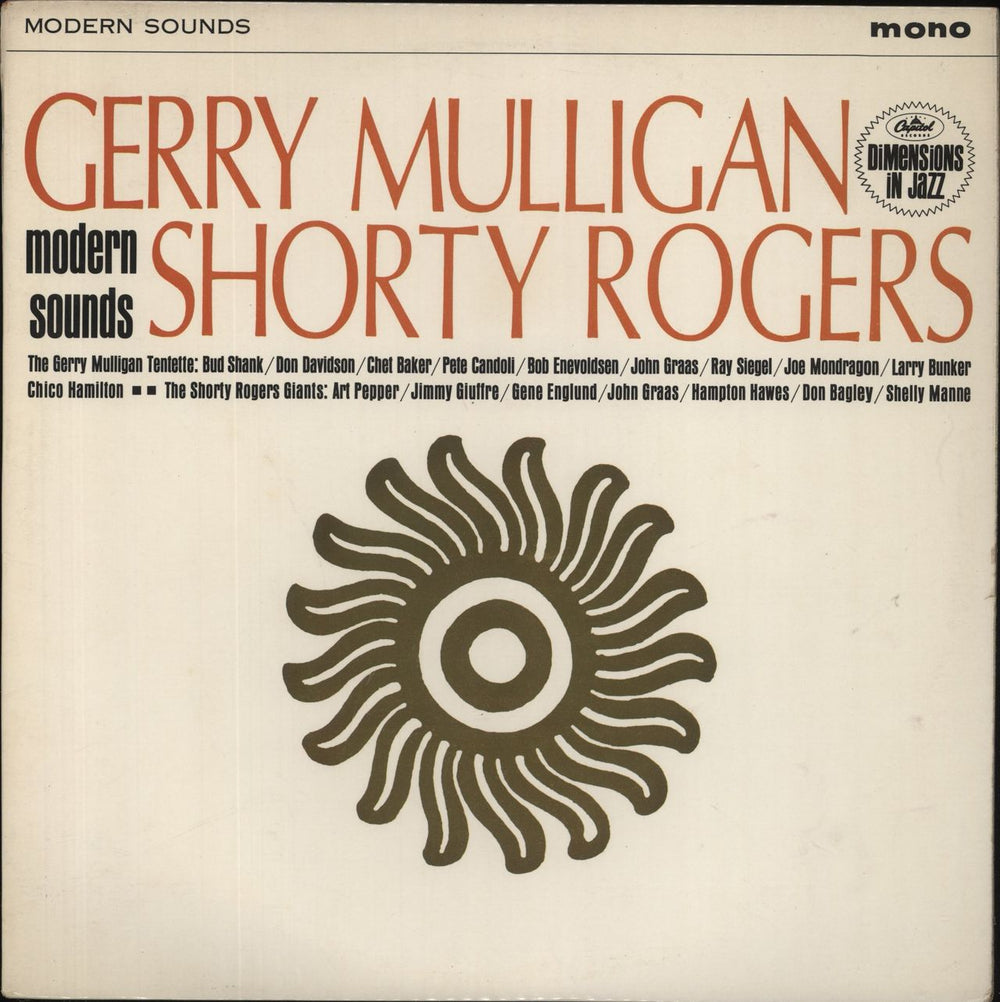 Gerry Mulligan Modern Sounds - Factory Sample UK Promo vinyl LP album (LP record) T2025