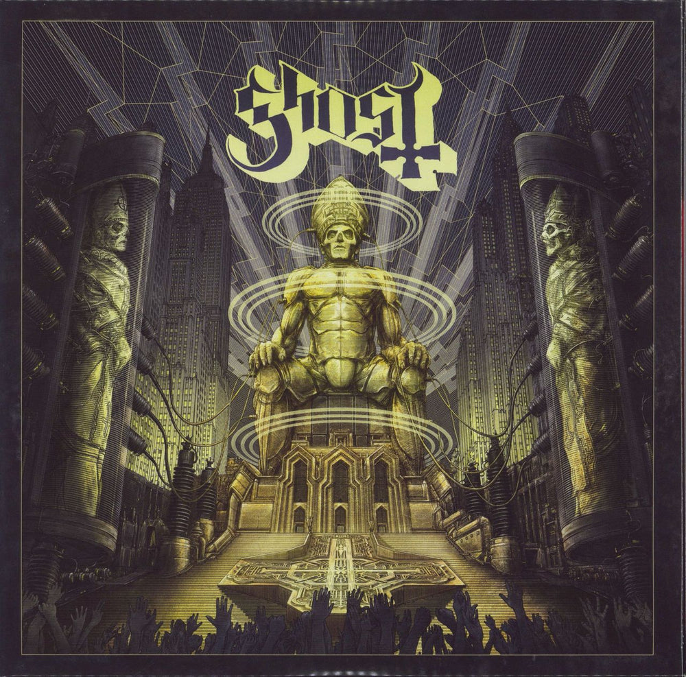 Ghost (Swedish) Ceremony And Devotion - Translucent Tiger's Eye US 2-LP vinyl record set (Double LP Album) LVR00220