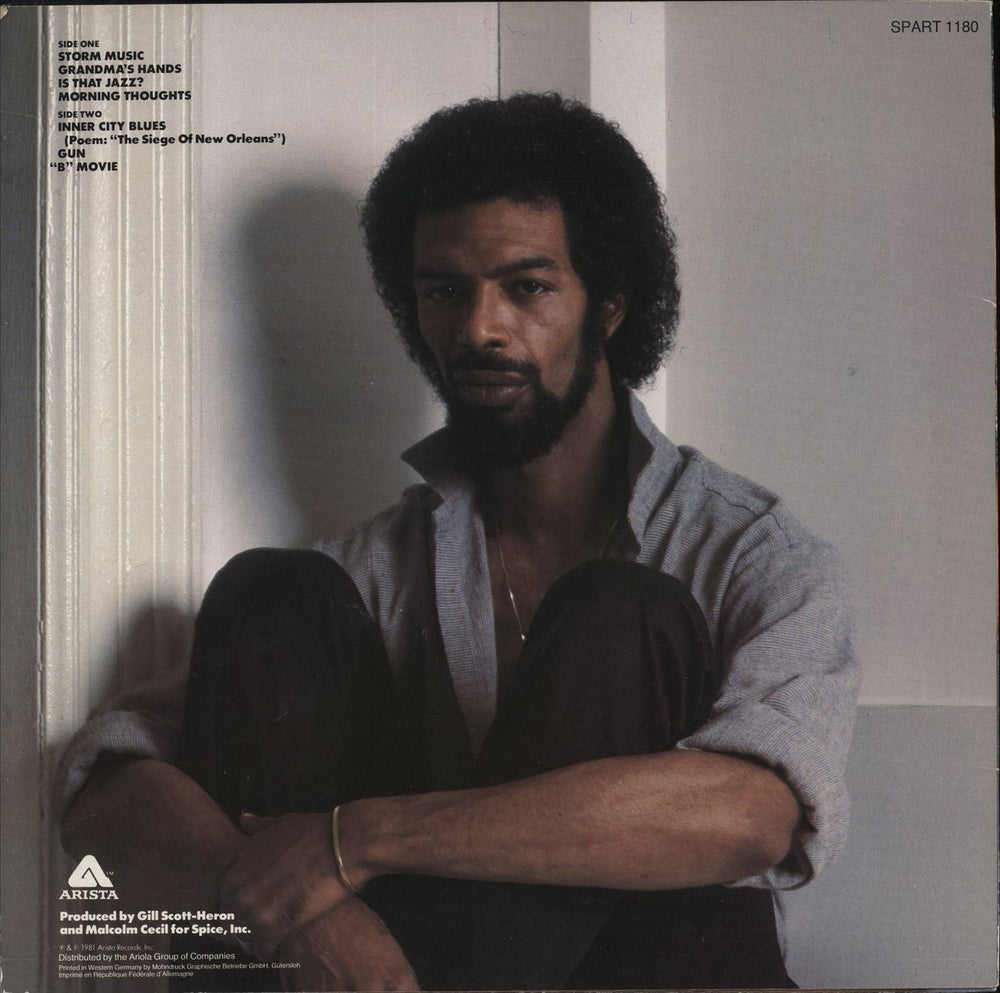 Gil Scott-Heron Reflections UK vinyl LP album (LP record)
