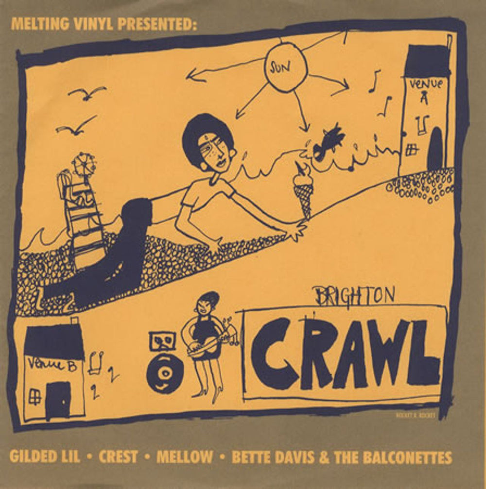 Gilded Lil Nothing Fancy Nancy UK 7" vinyl single (7 inch record / 45) MV001