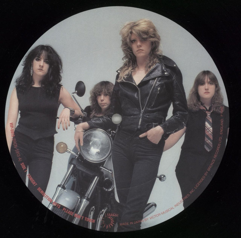 Girlschool Live And More Japanese vinyl LP album (LP record) GSCLPLI166029