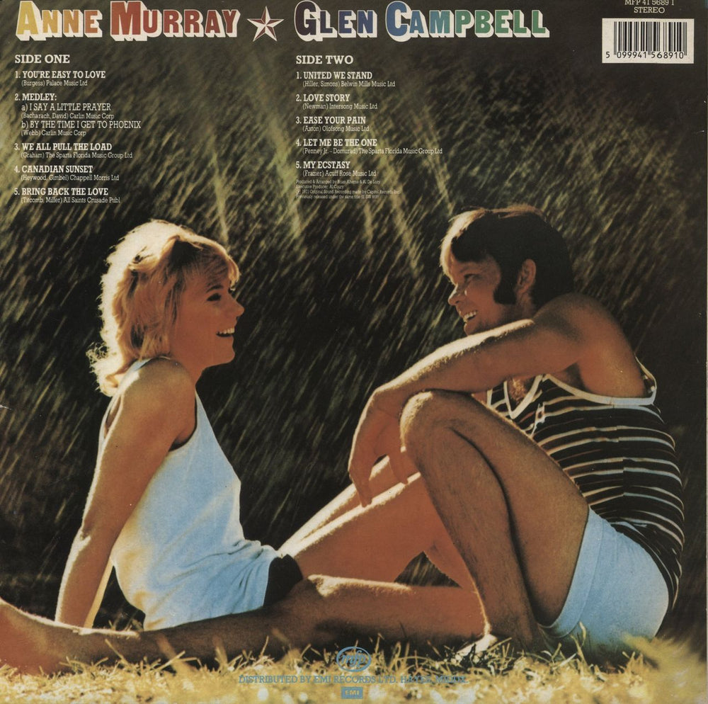 Glen Campbell Anne Murray / Glen Campbell UK vinyl LP album (LP record)