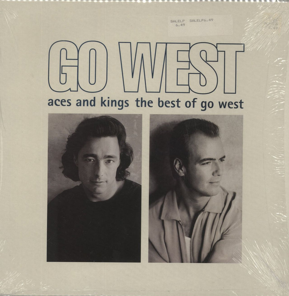 Go West Aces And Kings - The Best Of Go West - shrink UK vinyl LP album (LP record) CHR6050