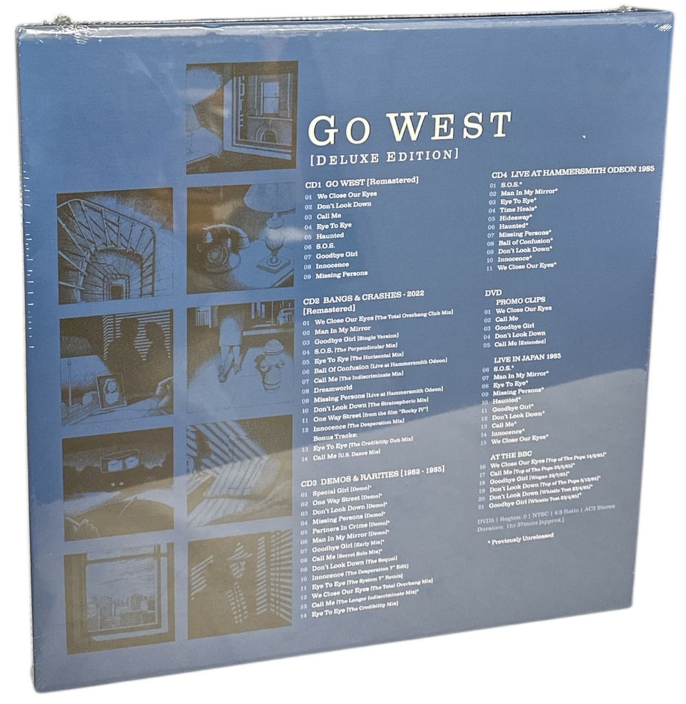 Go West Go West - Deluxe Edition 4CD+DVD Box Set + Signed Insert - Sealed UK CD Album Box Set 5060516097586