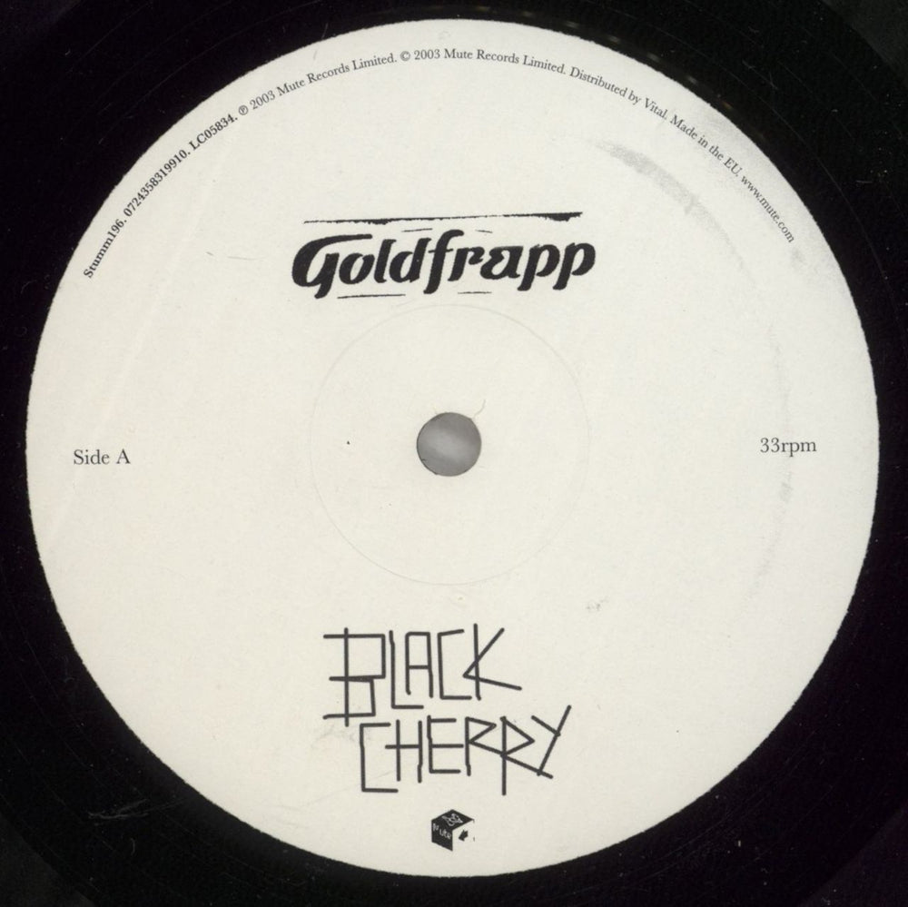 Goldfrapp Black Cherry - VG UK vinyl LP album (LP record) FPPLPBL878725
