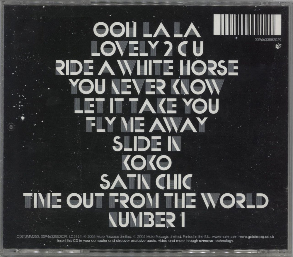 Goldfrapp Supernature UK CD album (CDLP) 094633552029