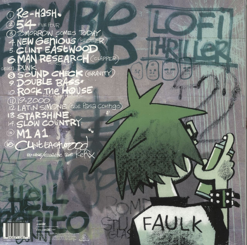 Gorillaz Gorillaz [2015 Issue] - Sealed UK 2-LP vinyl record set (Double LP Album) 724353113810