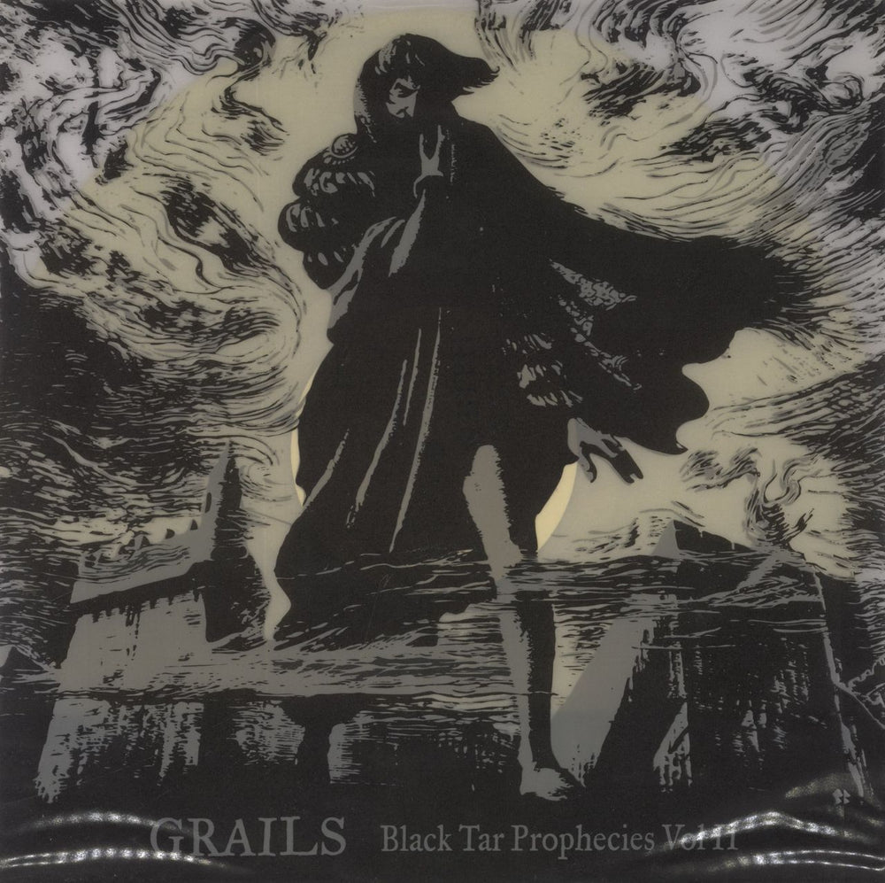 Grails Black Tar Prophecies Vol II - Yellow Translucent Vinyl UK 12" vinyl single (12 inch record / Maxi-single) ABX009