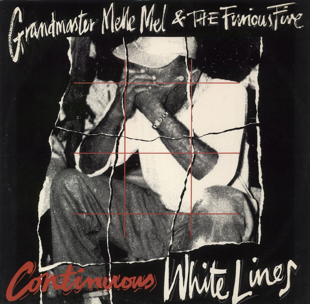 Grandmaster Flash White Lines (U.K. Mastermix) UK 12" vinyl single (12 inch record / Maxi-single) SHLM130