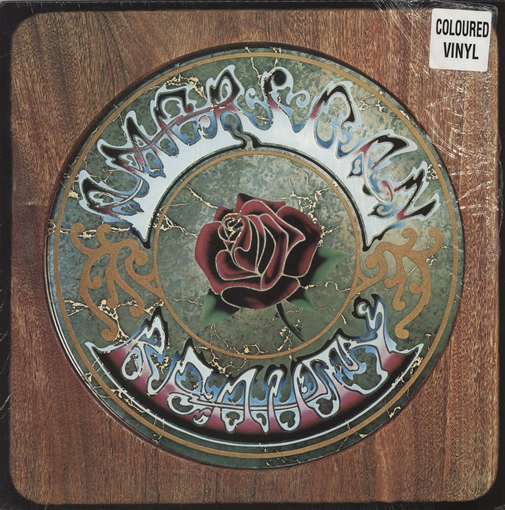 Grateful Dead American Beauty - Limeade Coloured Vinyl UK vinyl LP album (LP record) RCD11893