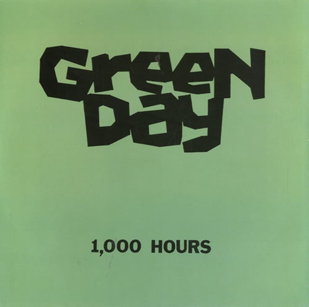 Green Day 1000 Hours US 7" vinyl single (7 inch record / 45) LOOKOUT17