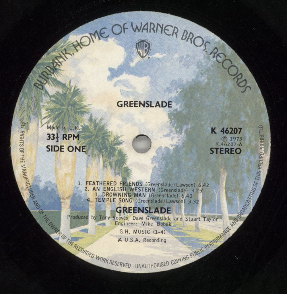 Greenslade Greenslade - 2nd UK vinyl LP album (LP record) GSDLPGR500199