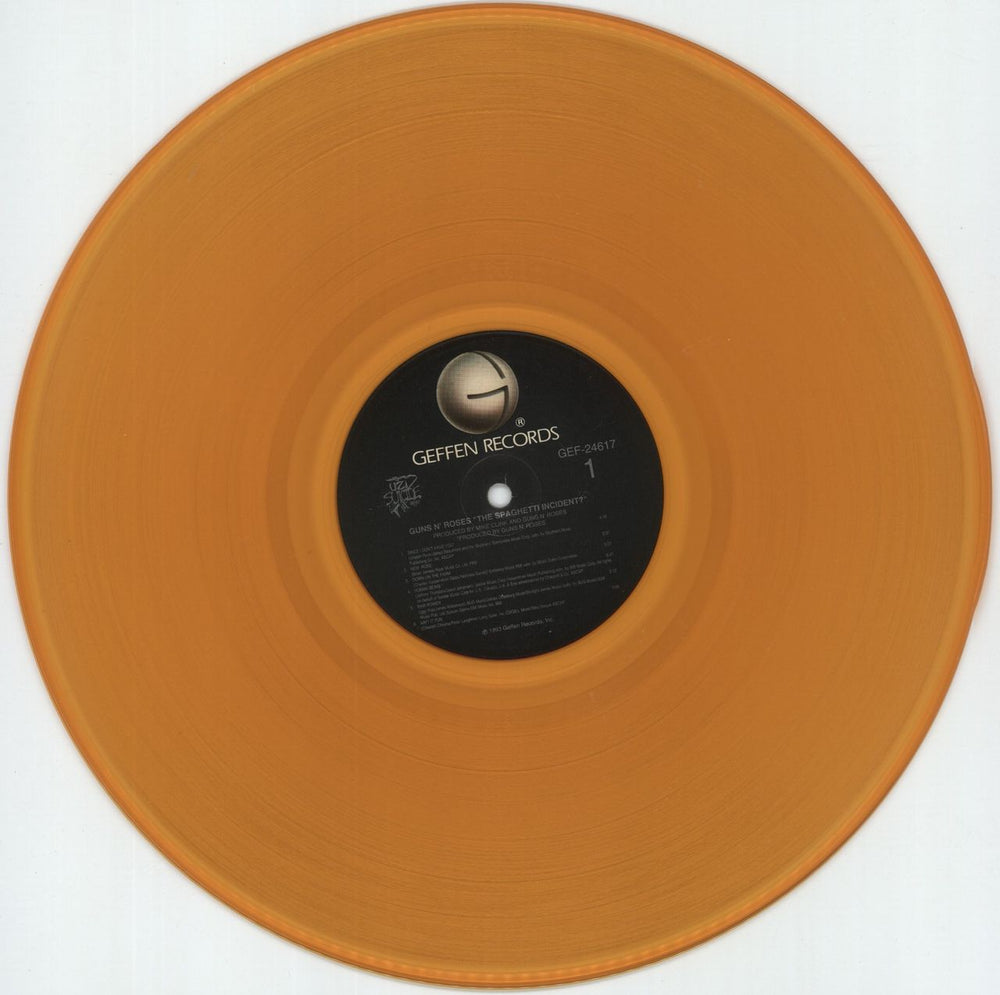 Guns N Roses The Spaghetti Incident? - Orange Vinyl - Shrink - EX US vinyl LP album (LP record) GNRLPTH874742