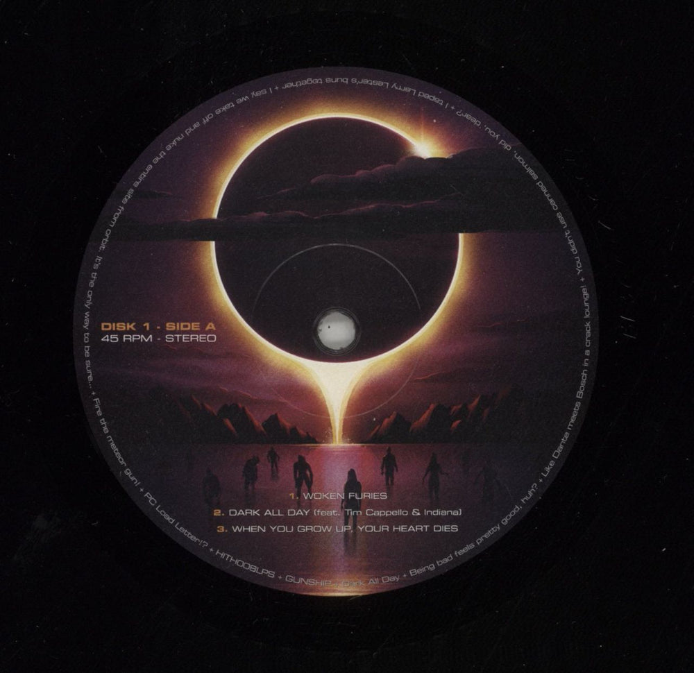 Gunship Dark All Day UK 2-LP vinyl record set (Double LP Album) 4V62LDA781362