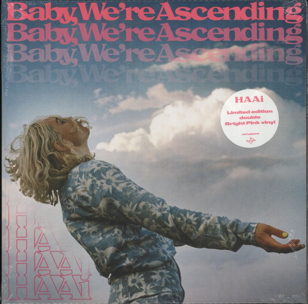 HAAi Baby, We're Ascending - Pink Vinyl - Sealed UK 2-LP vinyl record set (Double LP Album) XSTUMM475