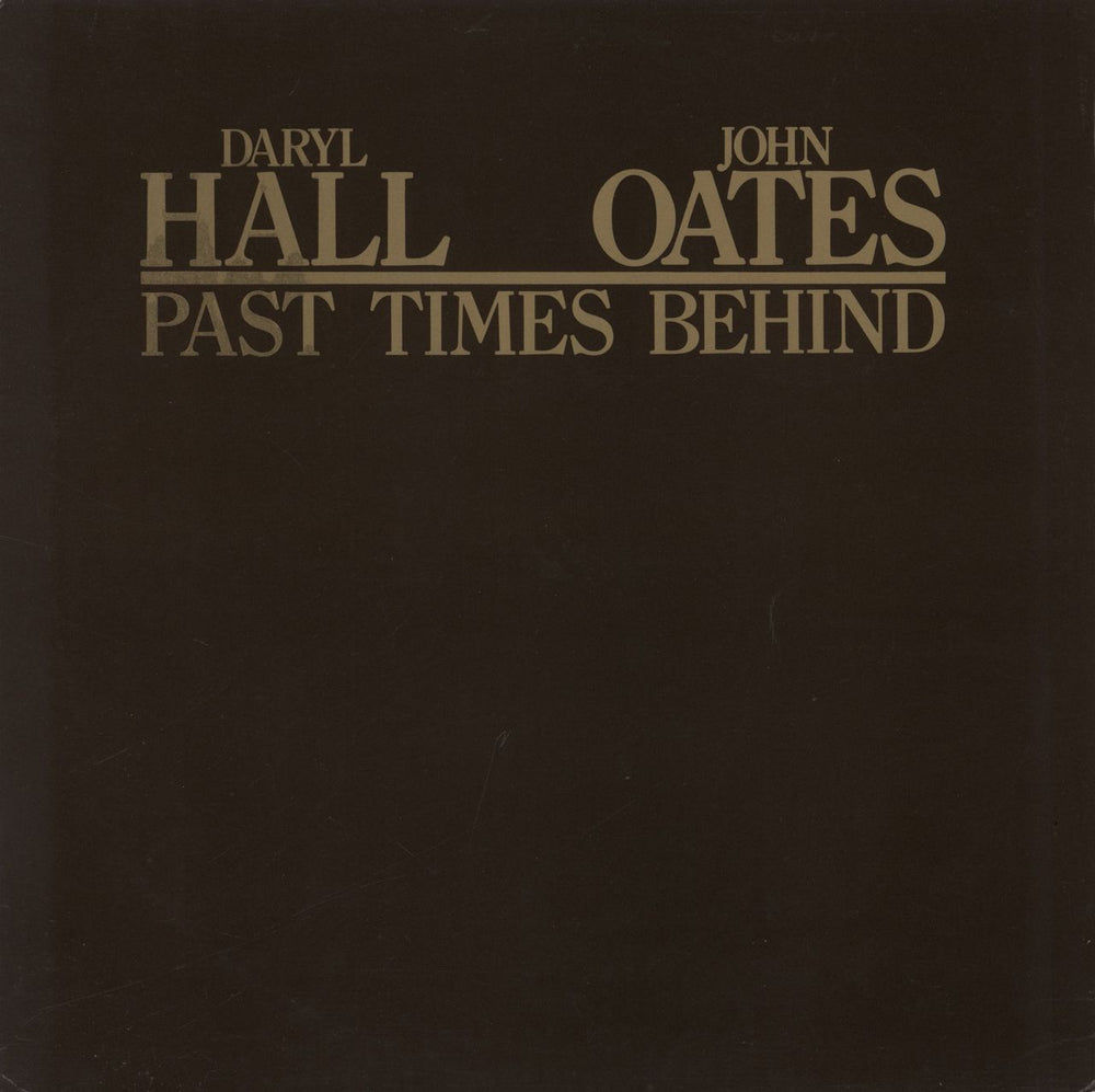 Hall & Oates Past Times Behind UK vinyl LP album (LP record) CHL547