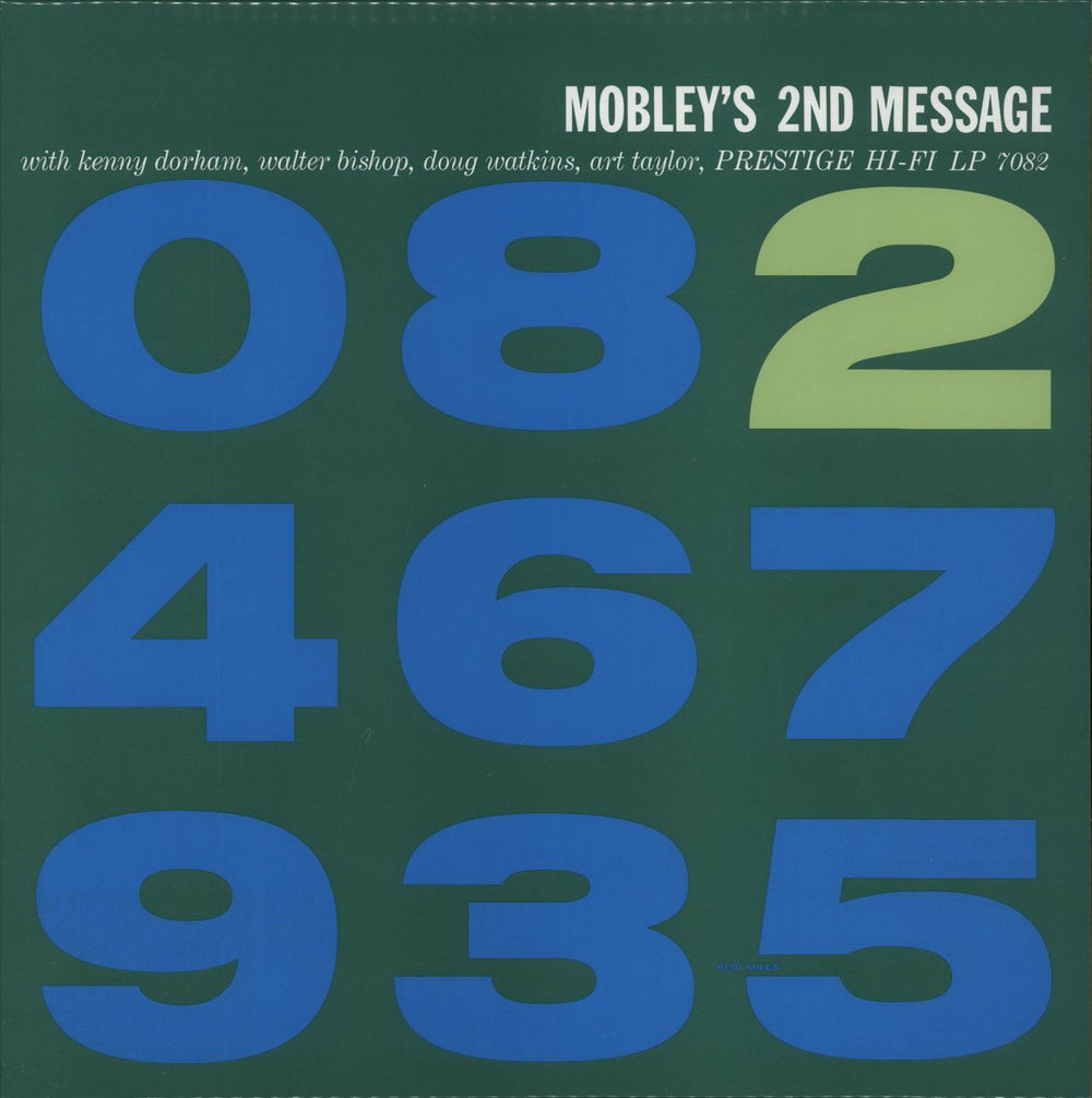 Hank Mobley Mobley's 2nd Message - 180gm US vinyl LP album (LP record) RPLP7082