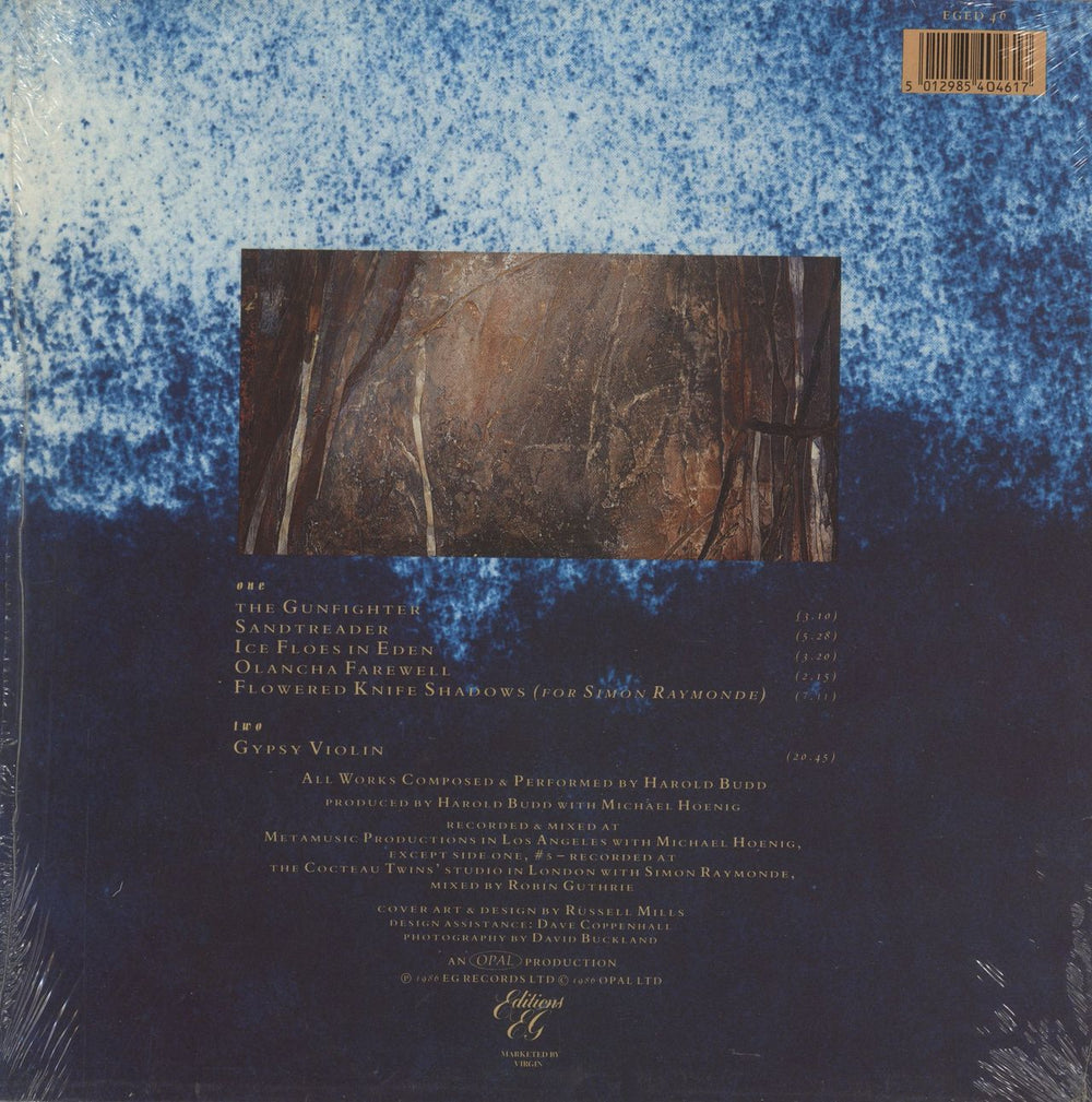 Harold Budd Lovely Thunder - Opened shrinkwrap UK vinyl LP album (LP record) 5012985404617