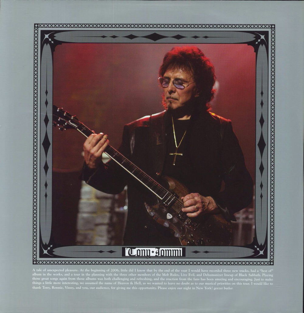 Heaven & Hell Radio City Music Hall Live German 2-LP vinyl record set (Double LP Album) Deleted