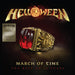 Helloween March Of Time | The Best Of 40 Years - Red Vinyl 5-LP Box Set + Art Print & Puzzle UK Vinyl Box Set HLOVXMA860683