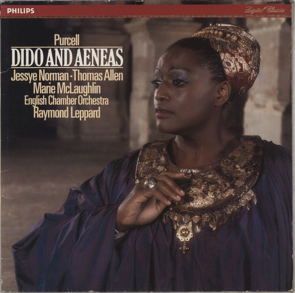 Henry Purcell Dido And Aeneas Dutch vinyl LP album (LP record) 416299-1