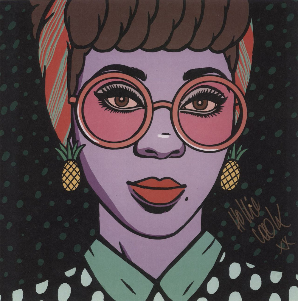 Hollie Cook Vessel of Love - Autographed - Pink Vinyl US vinyl LP album (LP record)