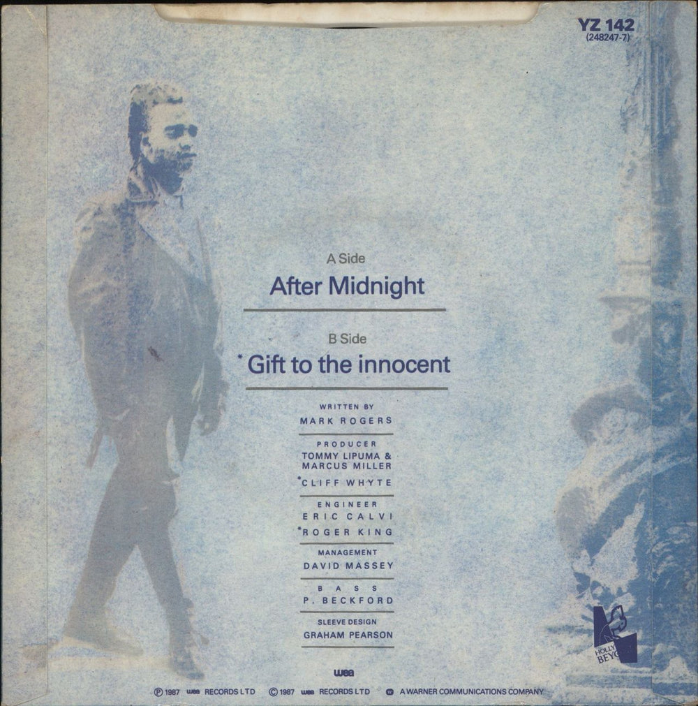 Hollywood Beyond After Midnight UK 7" vinyl single (7 inch record / 45)