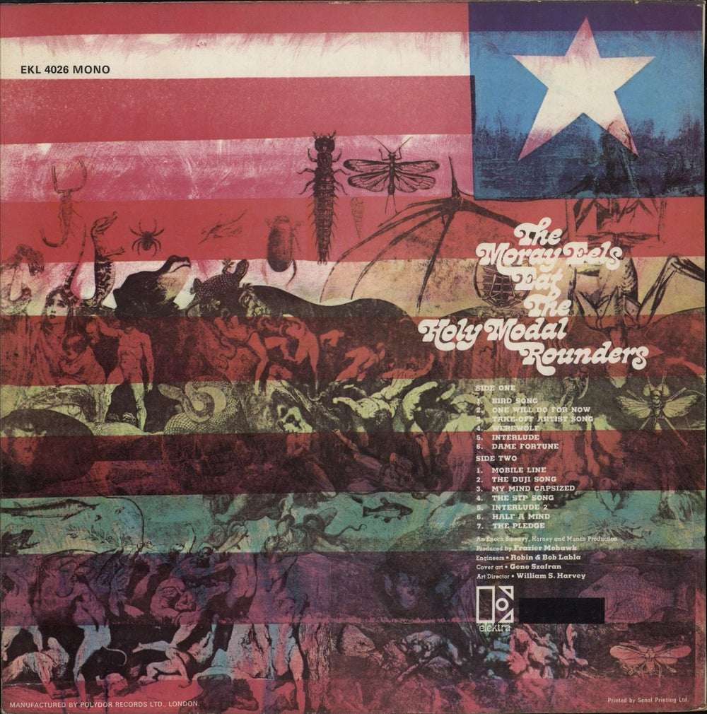 Holy Modal Rounders The Moray Eels Eat The Holy Modal Rounders UK vinyl LP album (LP record)