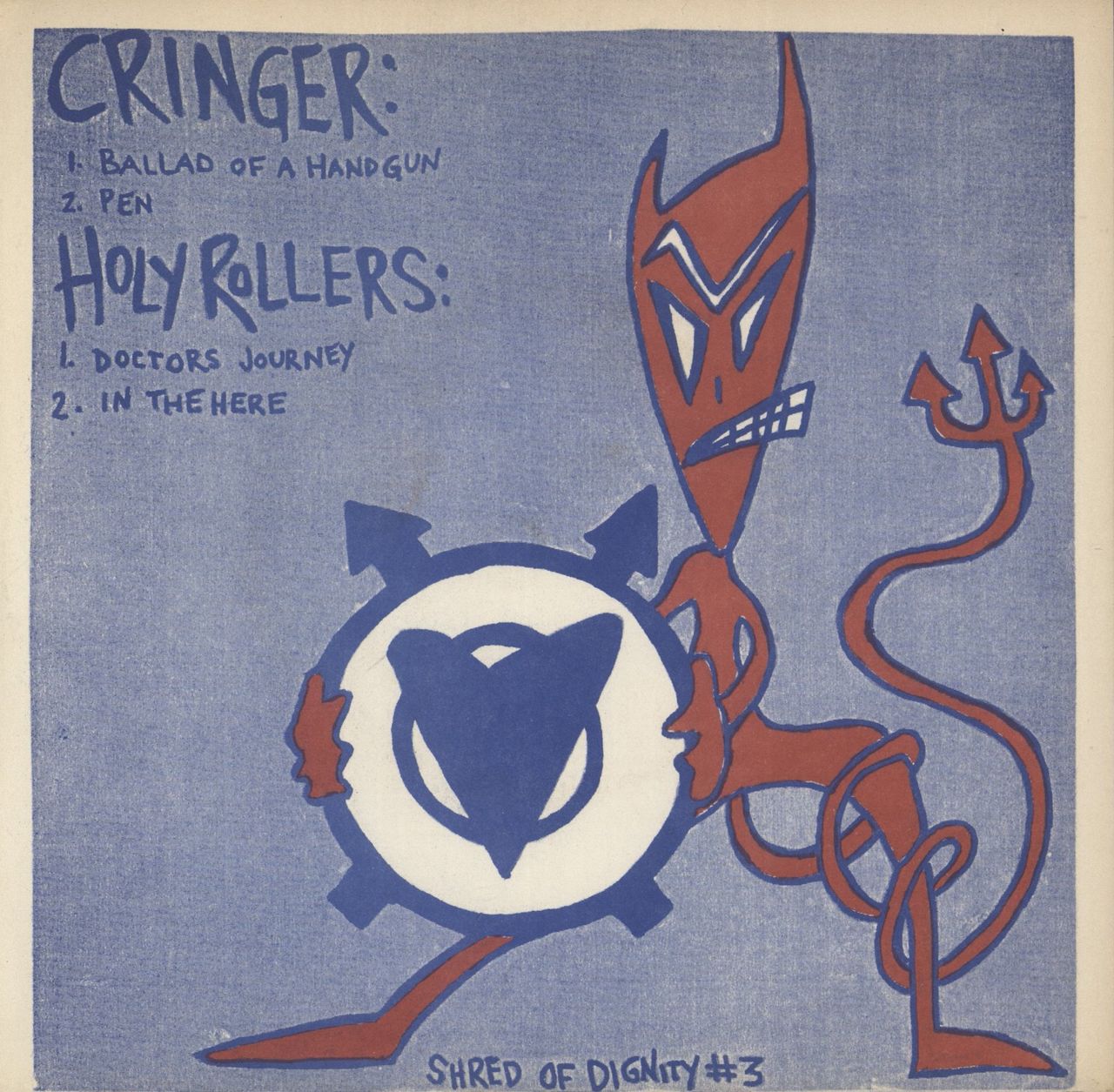 Holy Rollers Holy Rollers / Cringer US 7" vinyl single (7 inch record / 45)
