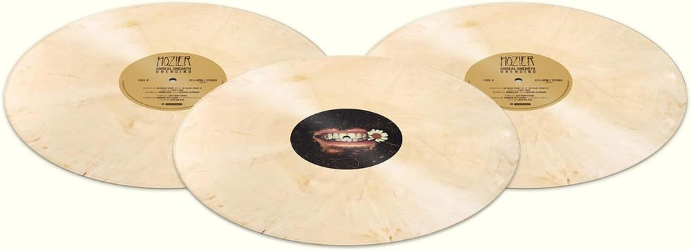 Hozier Unreal Unearth Unending - 'Tooth White' Vinyl - Deluxe Version - Sealed UK 3-LP vinyl record set (Triple LP Album) 2024