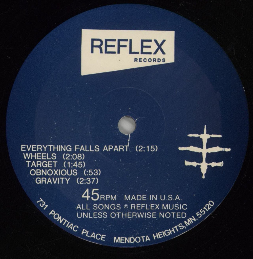 Husker Du Everything Falls Apart - VG US vinyl LP album (LP record) HDULPEV874034