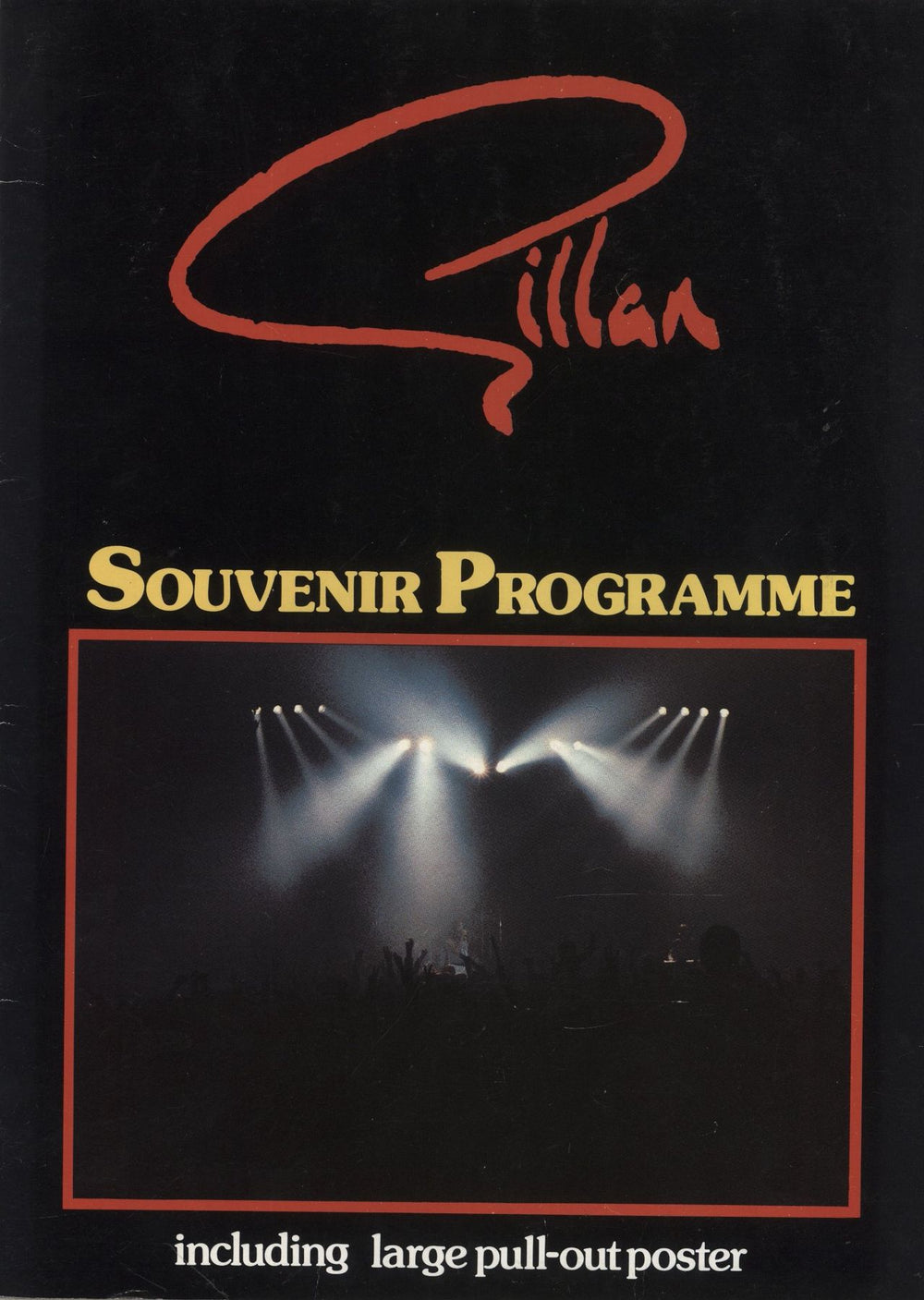 Ian Gillan Souvenir Progamme UK tour programme TOUR PROGRAMME