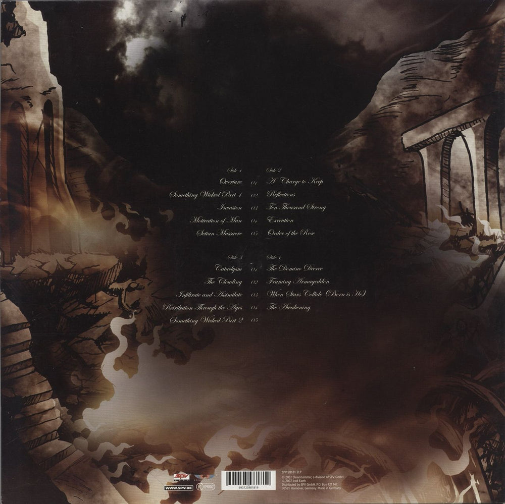 Iced Earth Framing Armageddon [Something Wicked Part 1] German 2-LP vinyl record set (Double LP Album) 693723981819