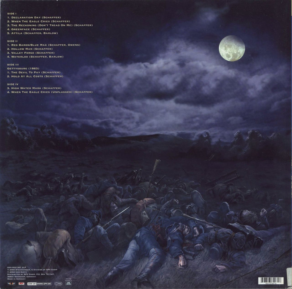 Iced Earth The Glorious Burden German 2-LP vinyl record set (Double LP Album) 693723749716