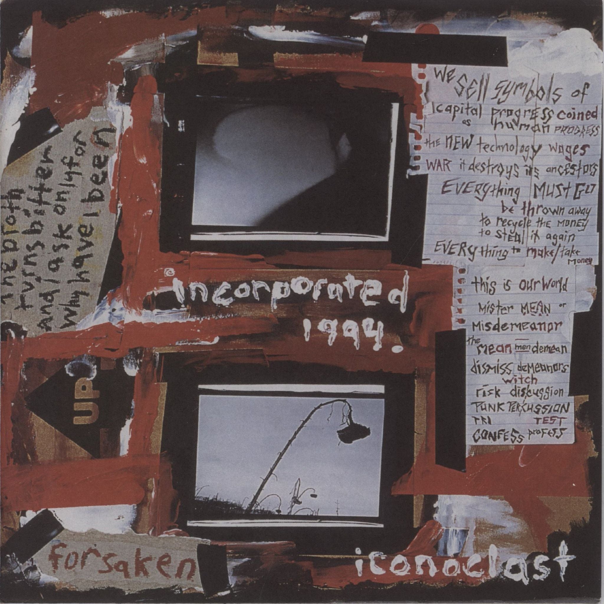 Iconoclast Split US 7\" vinyl single (7 inch record / 45)