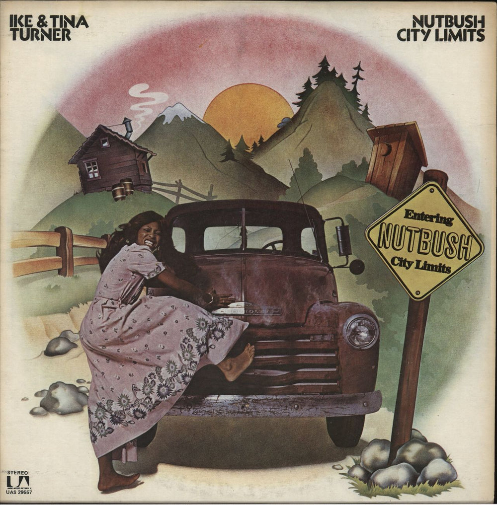 Ike & Tina Turner Nutbush City Limits Italian vinyl LP album (LP record) UAS29557