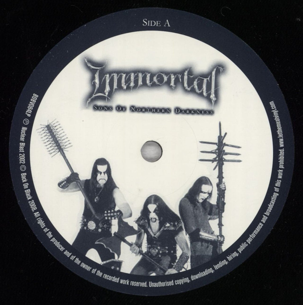 Immortal Sons Of Northern Darkness UK 2-LP vinyl record set (Double LP Album) IW22LSO837121