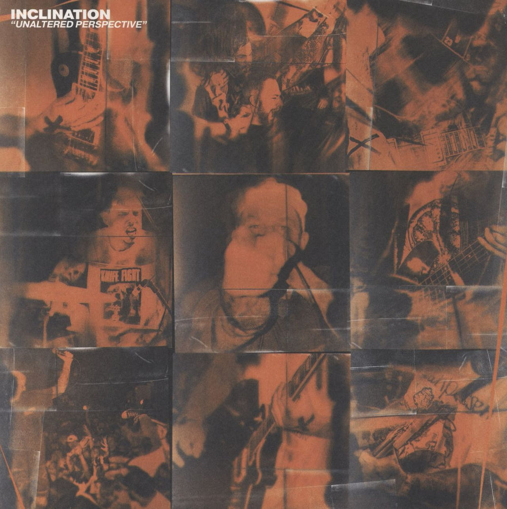 Inclination Unaltered Perspective - Halloween Orange and Black and White Galaxy vinyl US vinyl LP album (LP record) PNE347