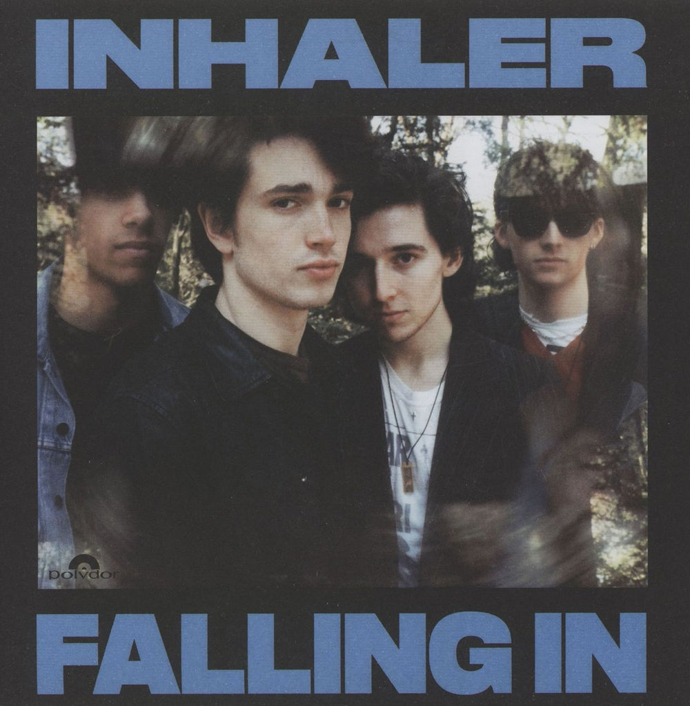 Inhaler Falling In - Blue Vinyl UK 7" vinyl single (7 inch record / 45) 0743652