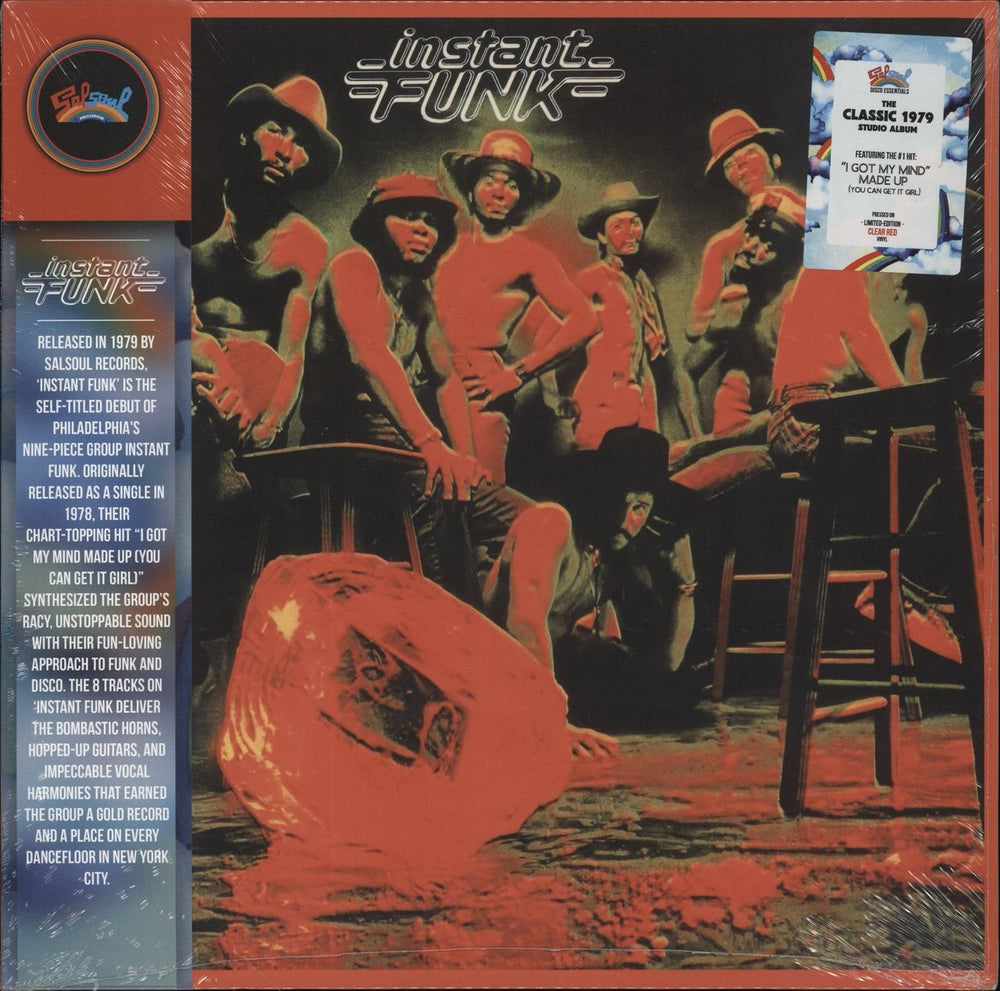 Instant Funk Instant Funk - Red Vinyl - Sealed US vinyl LP album (LP record) 538802371