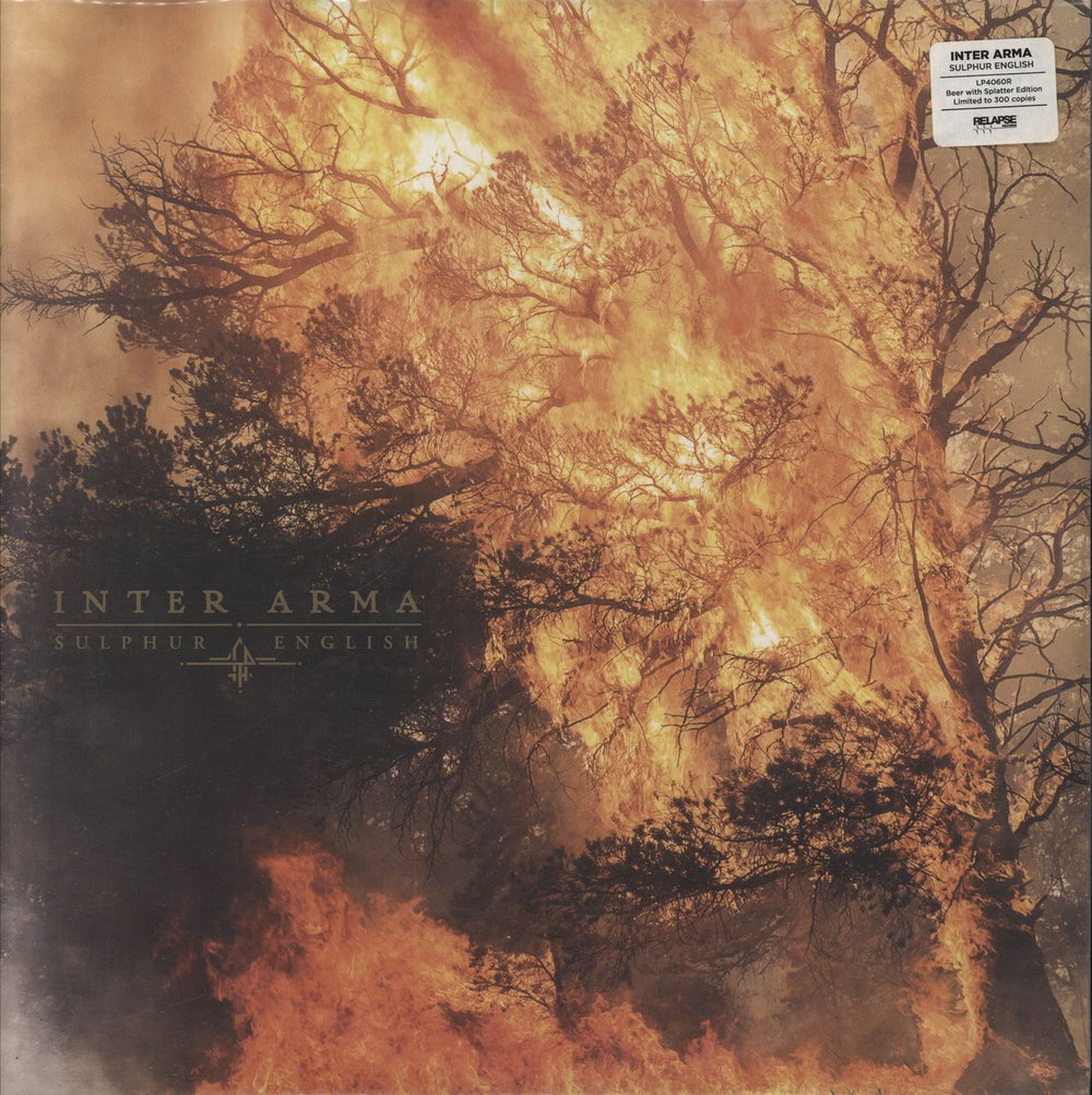 Inter Arma Sulphur English - Beer Splatter Vinyl US 2-LP vinyl record set (Double LP Album) RR7410