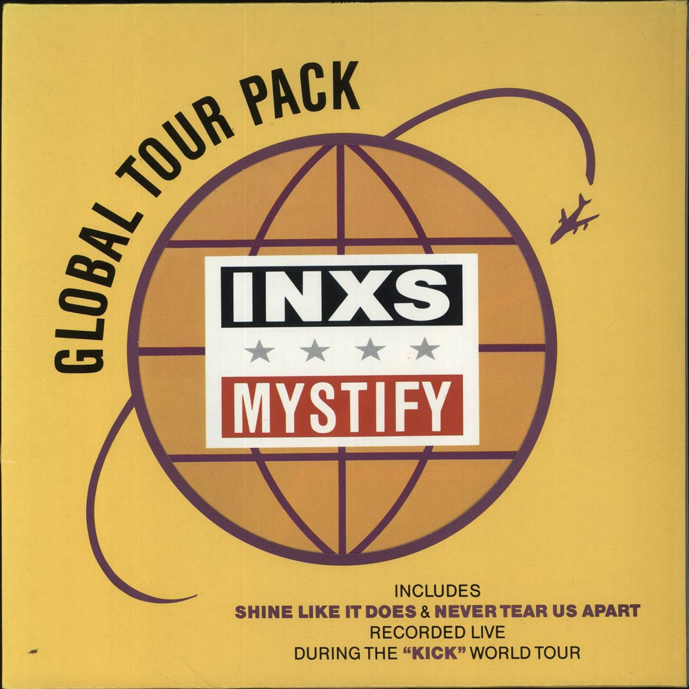 Inxs Mystify - Global Tour Pack UK 12" vinyl single (12 inch record / Maxi-single) INXS1322