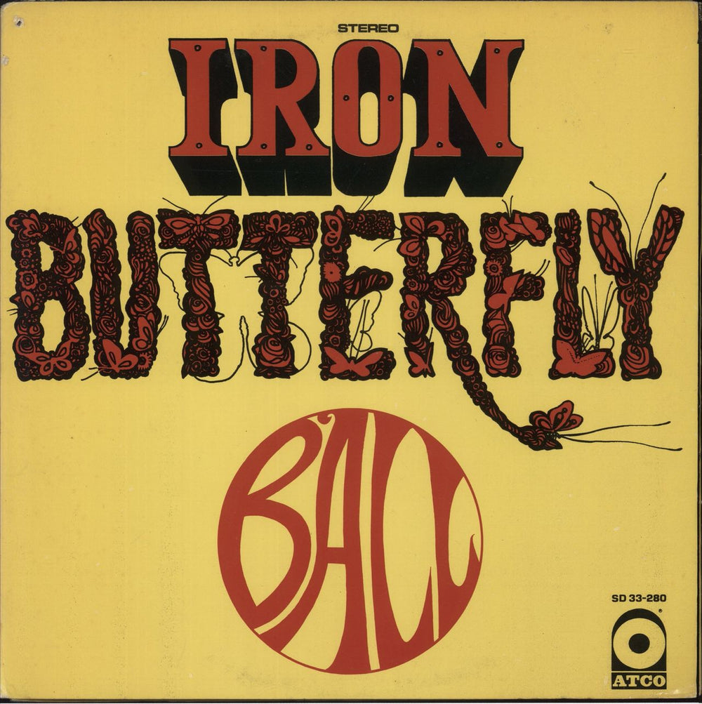 Iron Butterfly Ball US vinyl LP album (LP record) SD33-280