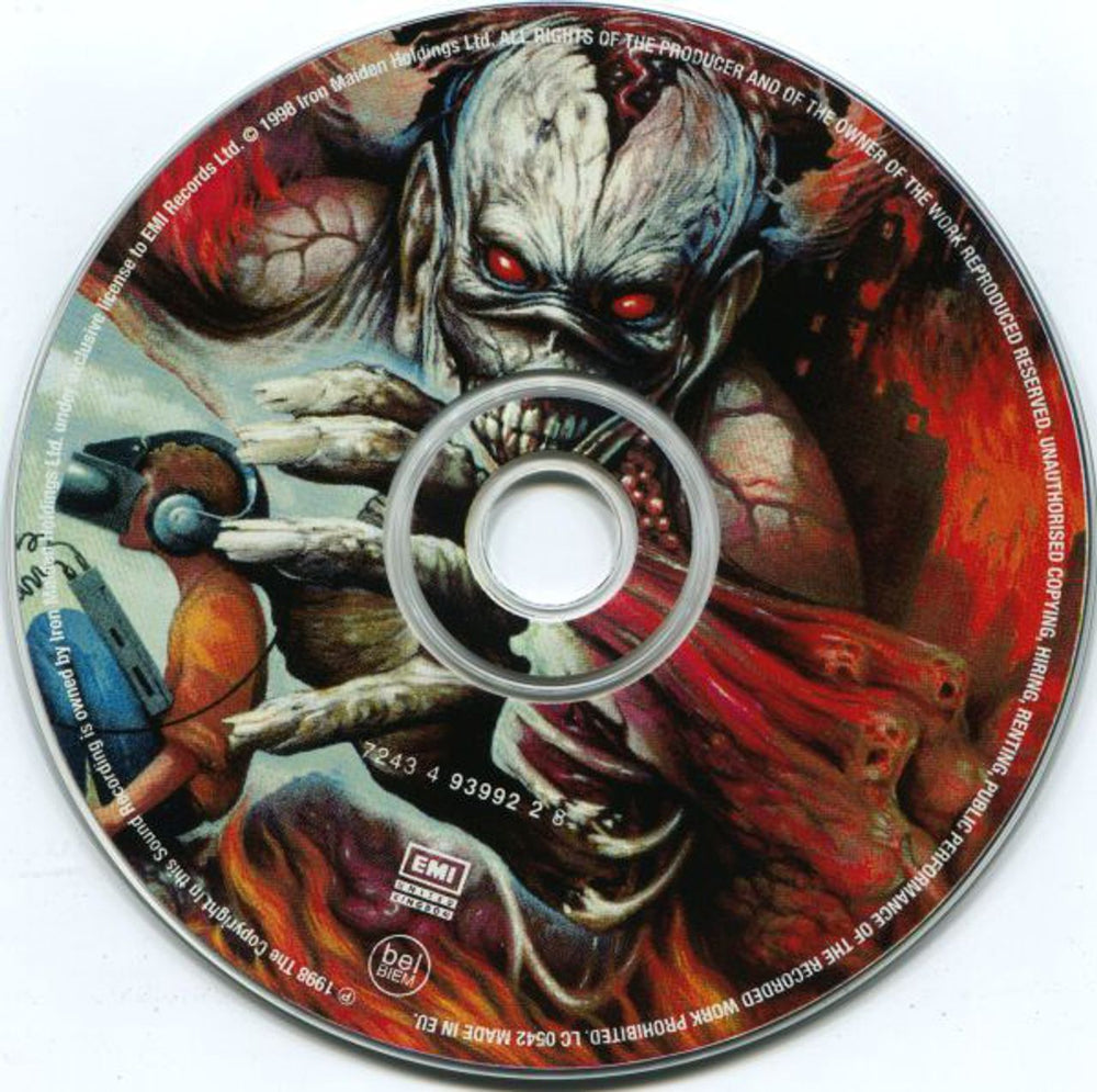 Iron Maiden Virtual Xi - 3-D Sleeve UK CD album (CDLP) IROCDVI108990