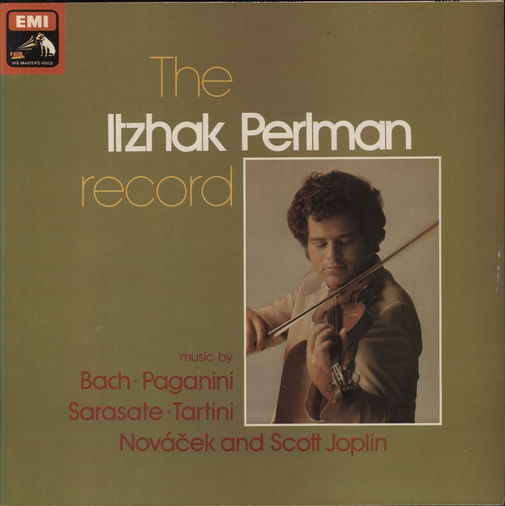 Itzhak Perlman The Itzhak Perlman Record - Factory Sample UK vinyl LP album (LP record) SEOM22