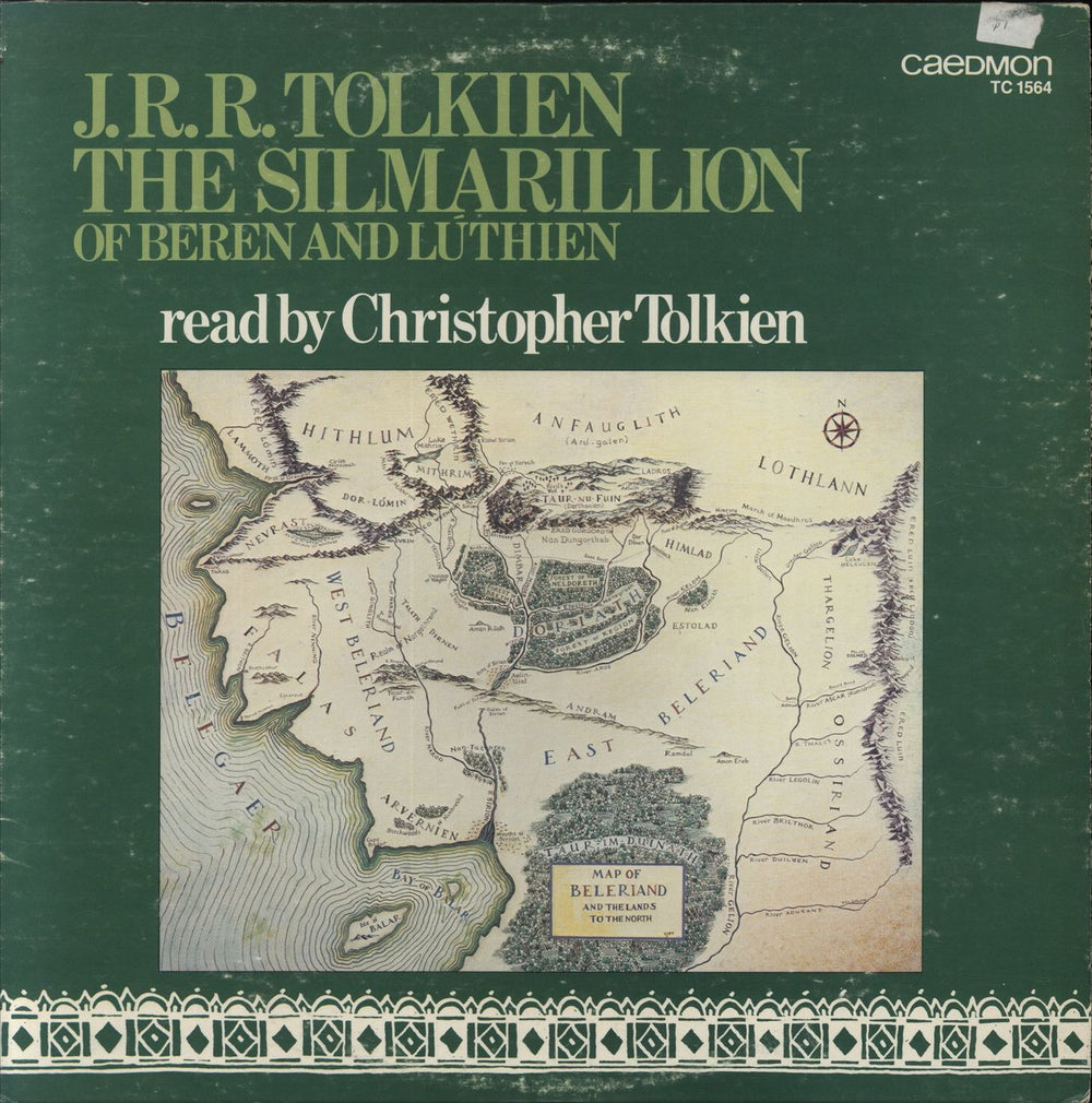 J.R.R. Tolkien The Silmarillion - VG US vinyl LP album (LP record) TC1564